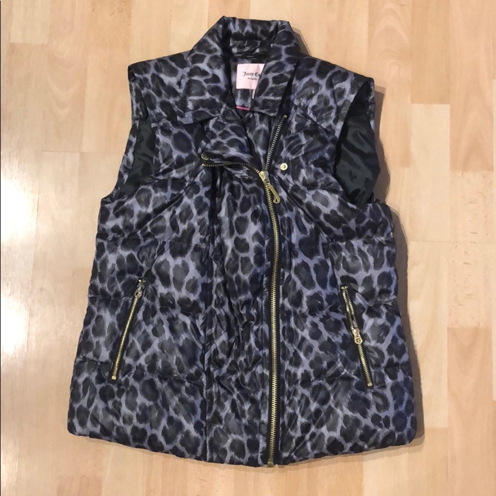 Juicy Couture Leopard Print Vest